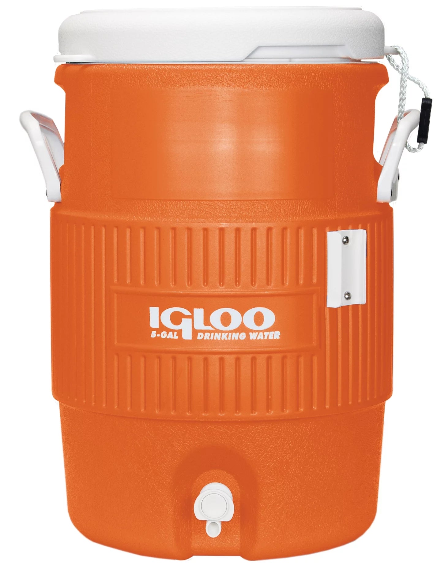 5 Gallon Heavy-Duty Polyethylene Beverage Cooler Jug, Orange