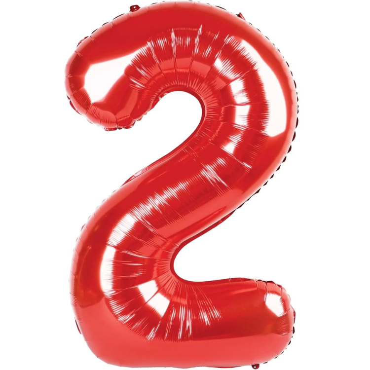 Red Number 0 Balloon 40 Inch, Large Red 0 Number Balloons, Foil Mylar Helium Balloon Birthday Party Supplies, 10 20 30 40 50 60 70 80 90 100 Birthday Anniversary 2025 Numbers Decorations
