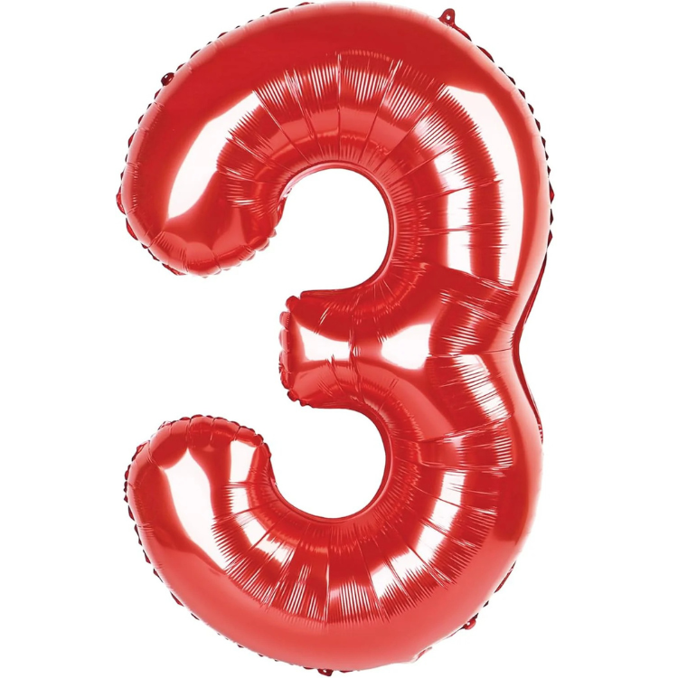 Red Number 0 Balloon 40 Inch, Large Red 0 Number Balloons, Foil Mylar Helium Balloon Birthday Party Supplies, 10 20 30 40 50 60 70 80 90 100 Birthday Anniversary 2025 Numbers Decorations