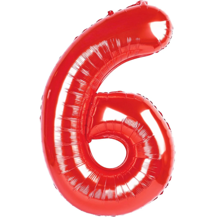 Red Number 0 Balloon 40 Inch, Large Red 0 Number Balloons, Foil Mylar Helium Balloon Birthday Party Supplies, 10 20 30 40 50 60 70 80 90 100 Birthday Anniversary 2025 Numbers Decorations